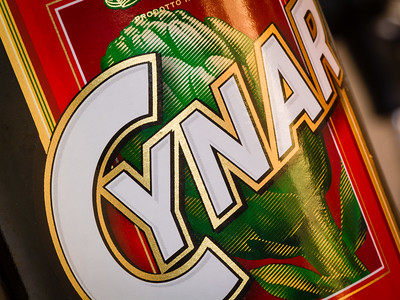 Cynar label (detail), photo © 2017 Douglas M. Ford. All rights reserved.