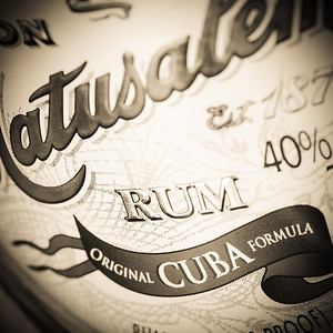 Ron Matusalem rum label (detail), photo © 2014 Douglas M. Ford. All rights reserved.