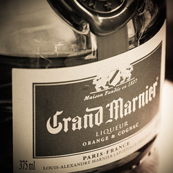 Grand Marnier label (detail), photo © 2016 Douglas M. Ford. All rights reserved.