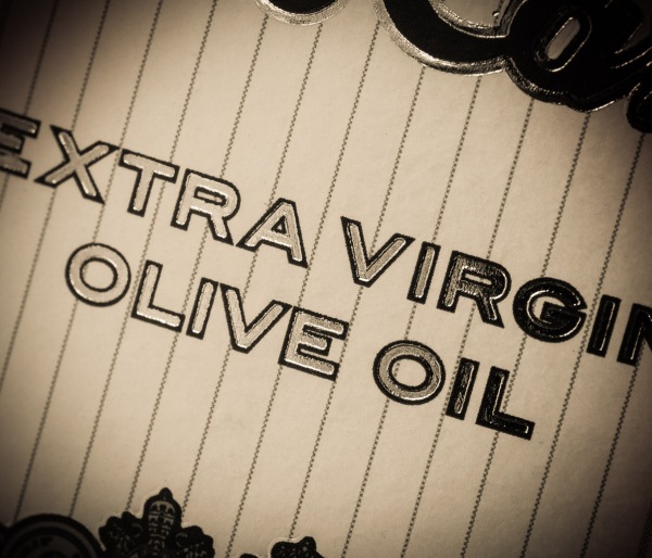 Olive Oil label illustration