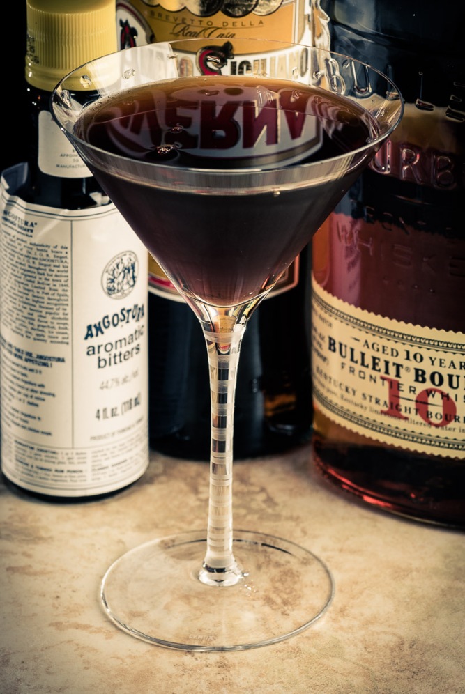The Black Manhattan Cocktail, photo © 2013 Douglas M. Ford. All rights reserved.